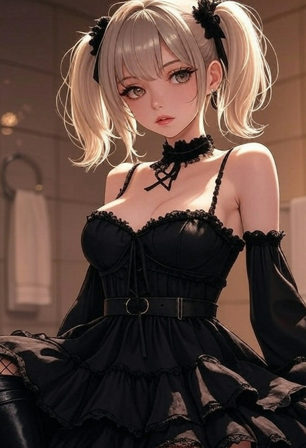 金髪ツインテール
