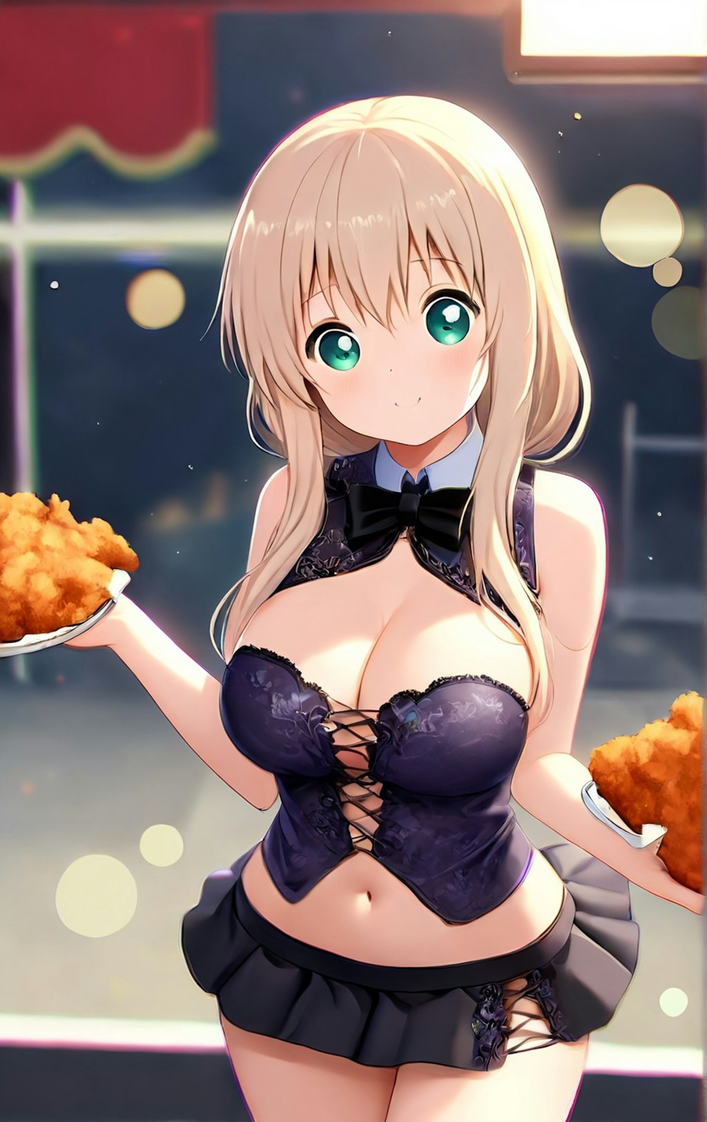 チャイナドレスの女の子