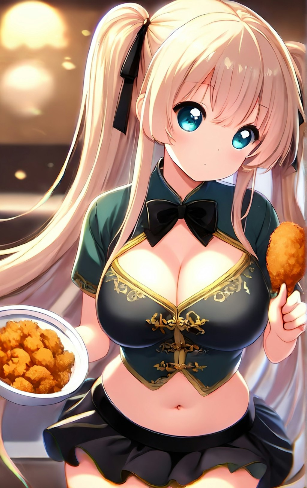 チャイナドレスの女の子