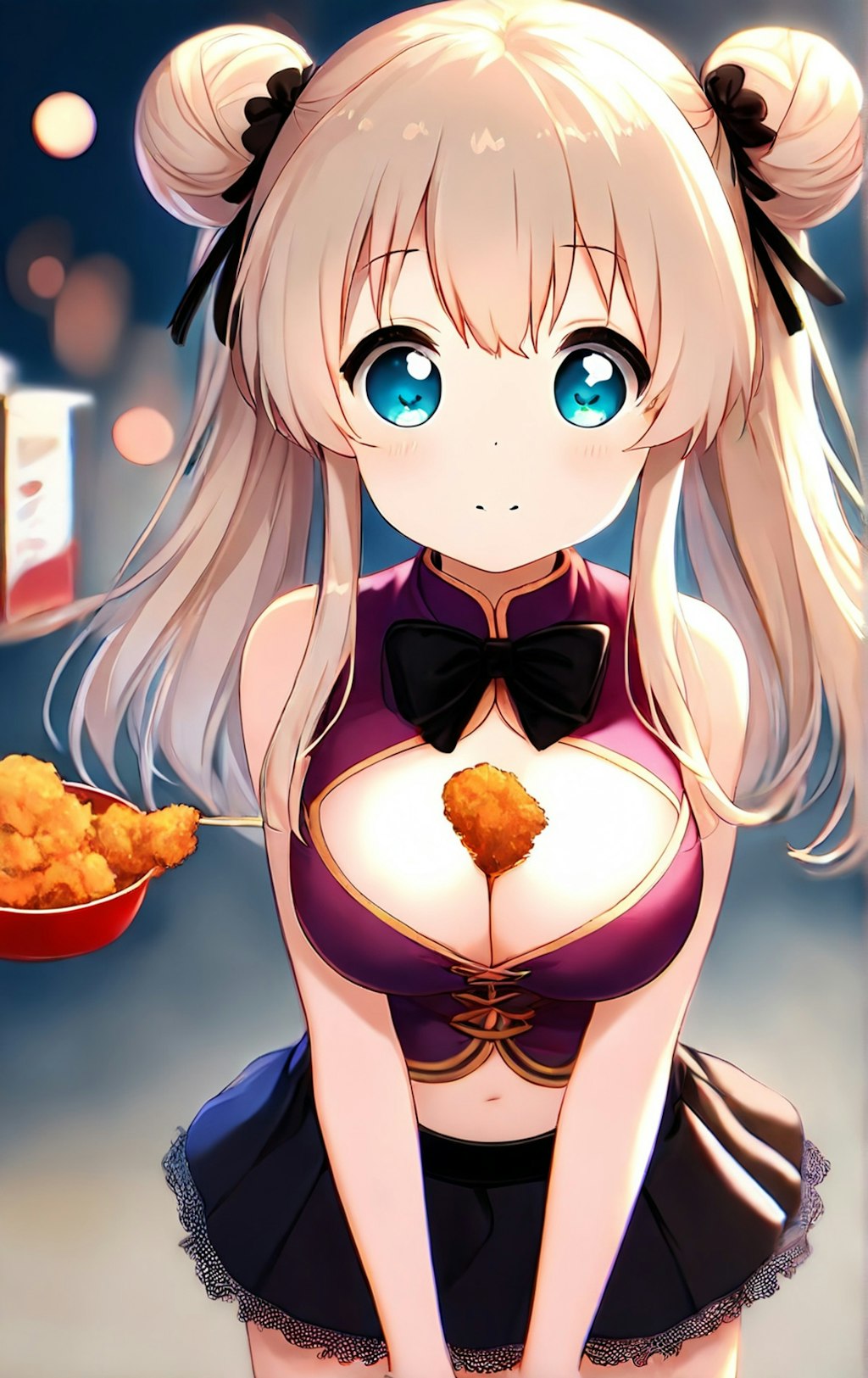 チャイナドレスの女の子