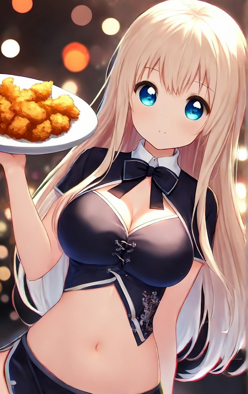 チャイナドレスの女の子