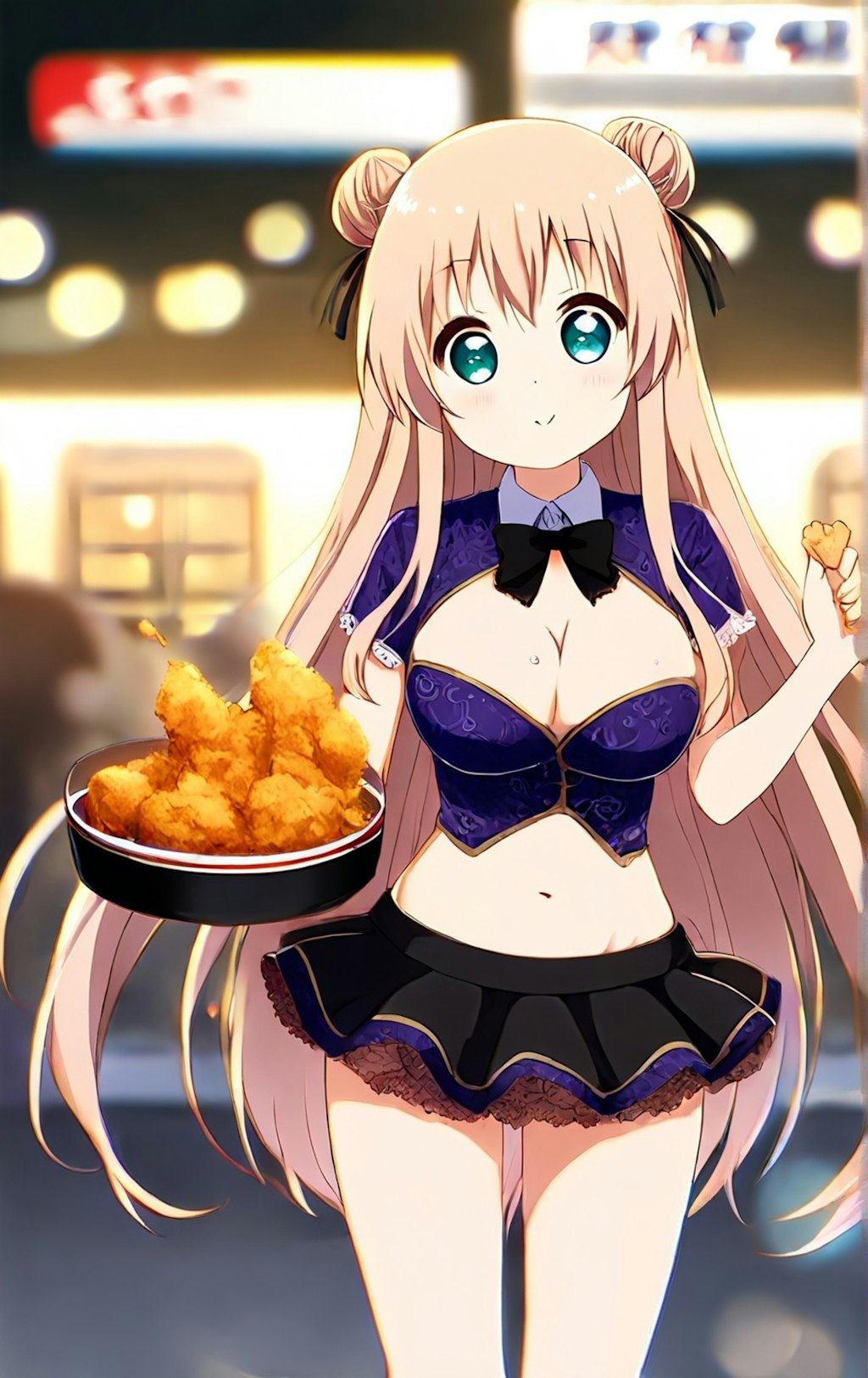 チャイナドレスの女の子