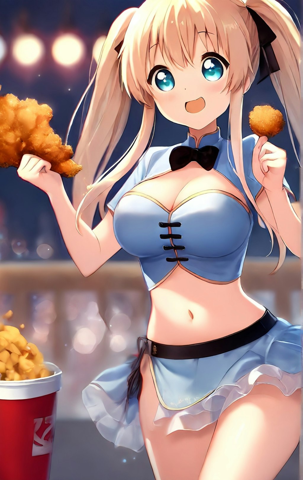 チャイナドレスの女の子