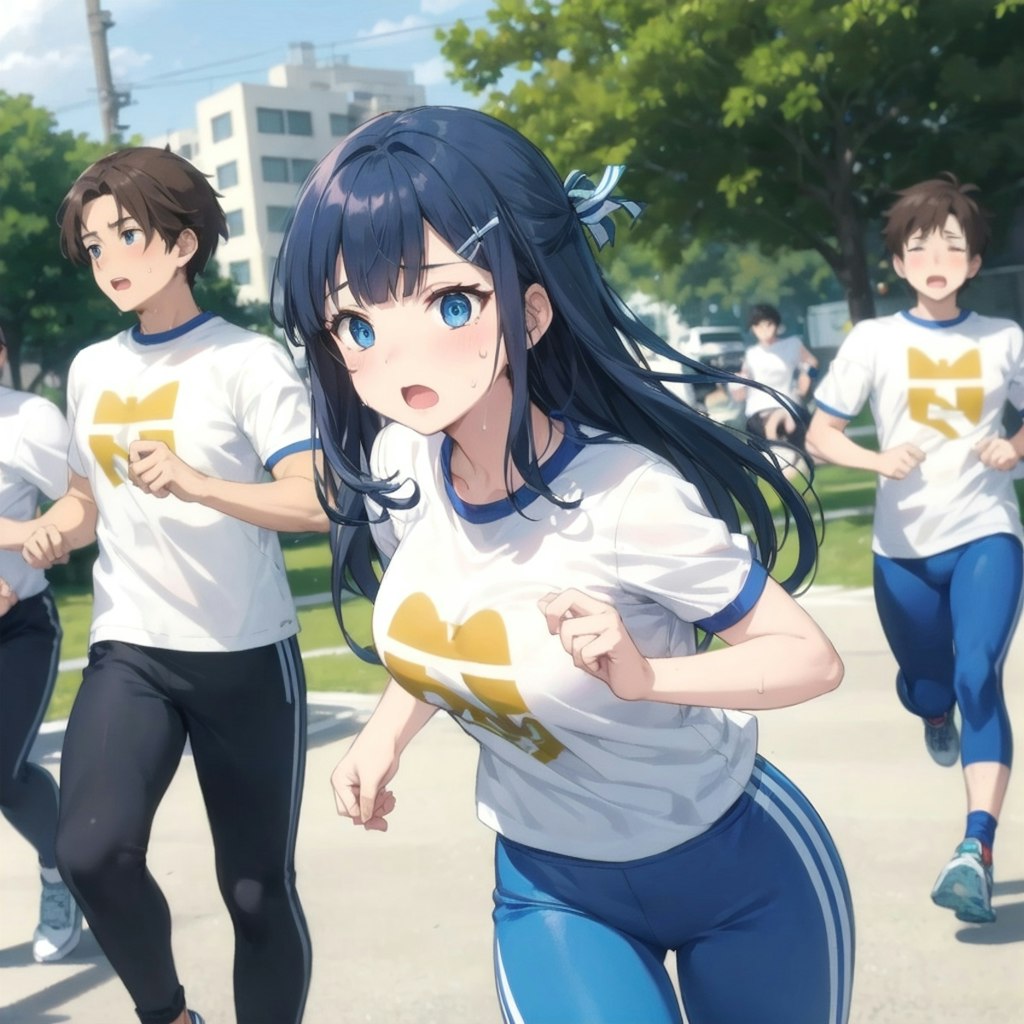 走るの苦手…