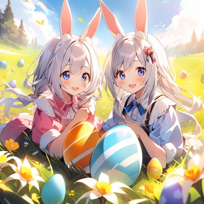 仲良しウサギと希望の卵