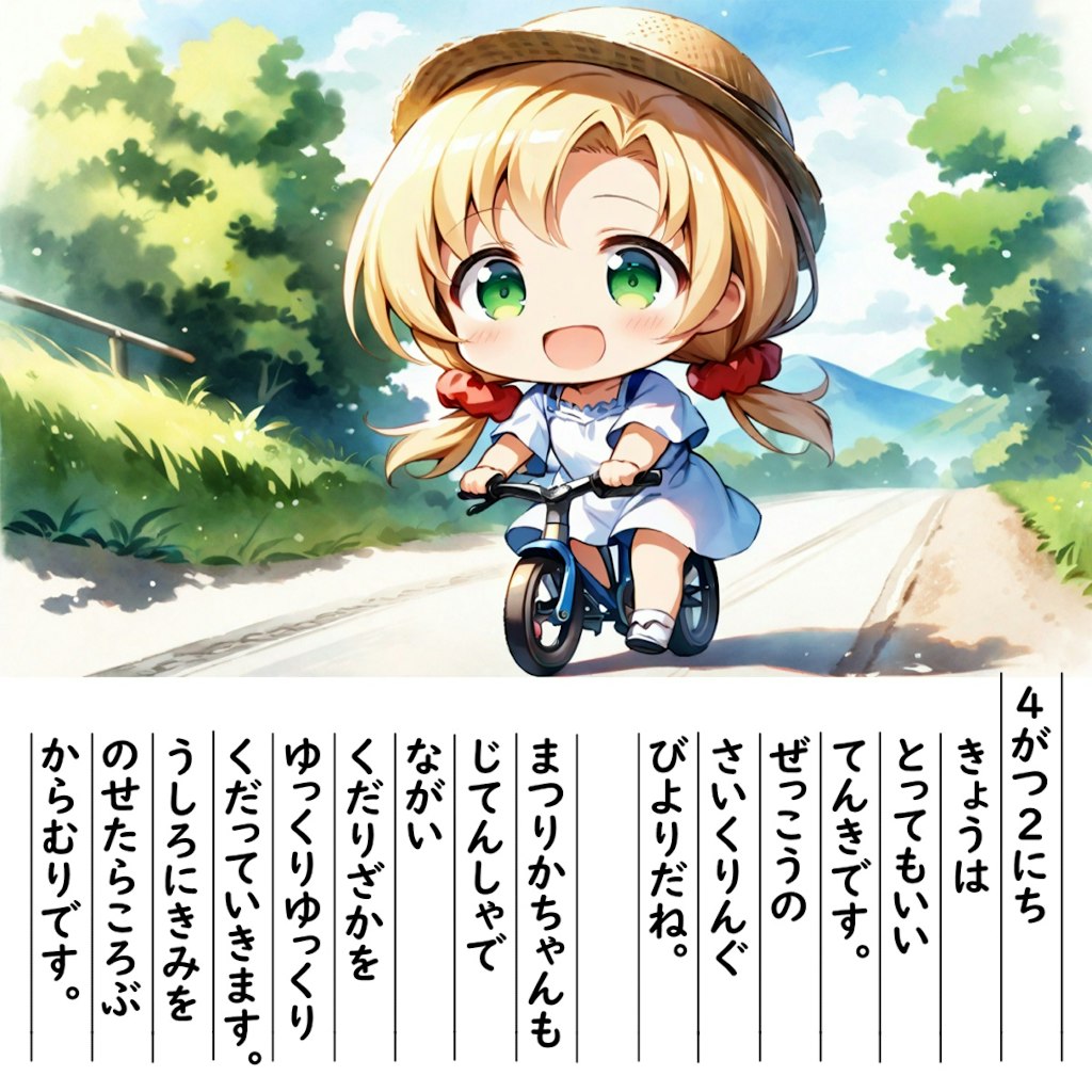 【絵日記】さいくりんぐです