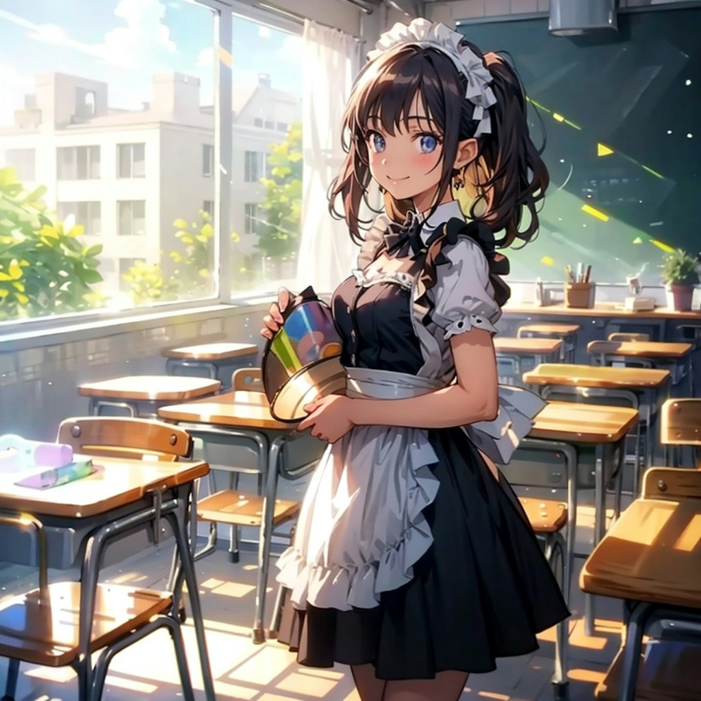 学園のマドンナはメイドちゃん