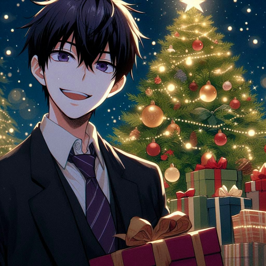 クリスマスプレゼントと、黒髪短髪少年★その2(10枚)