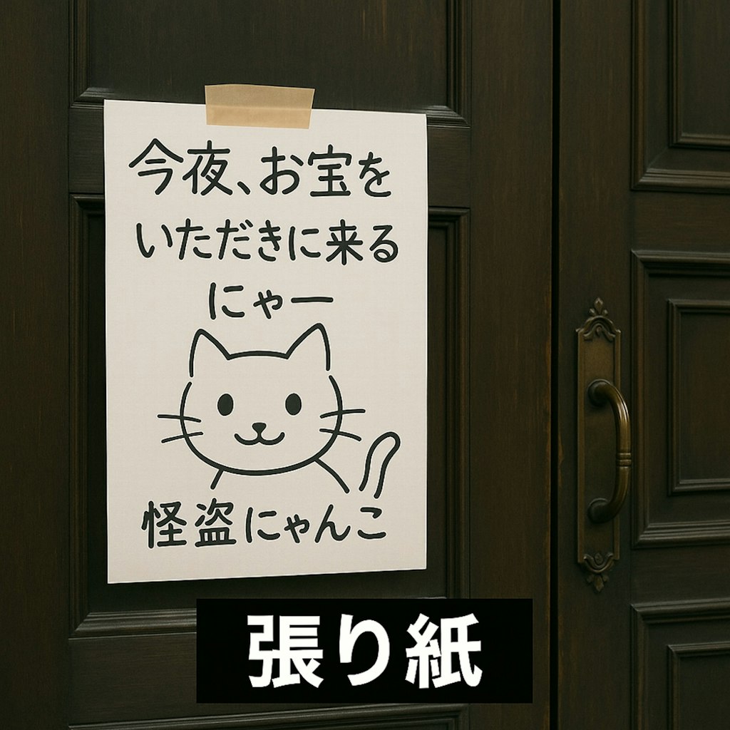 投稿企画[張り紙]サムネと見本用