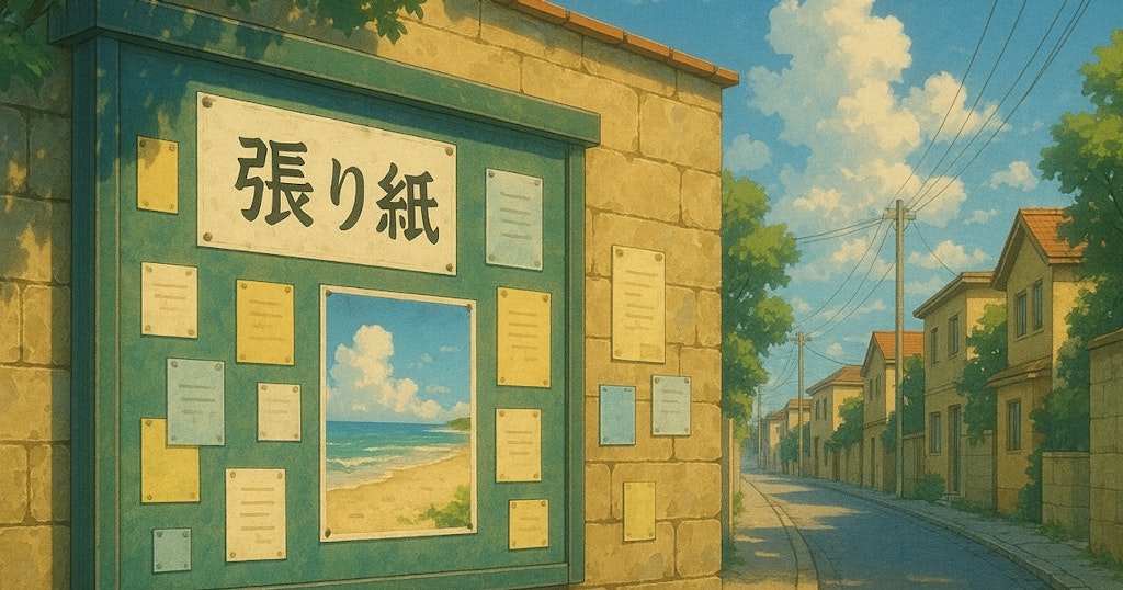 投稿企画[張り紙]サムネと見本用