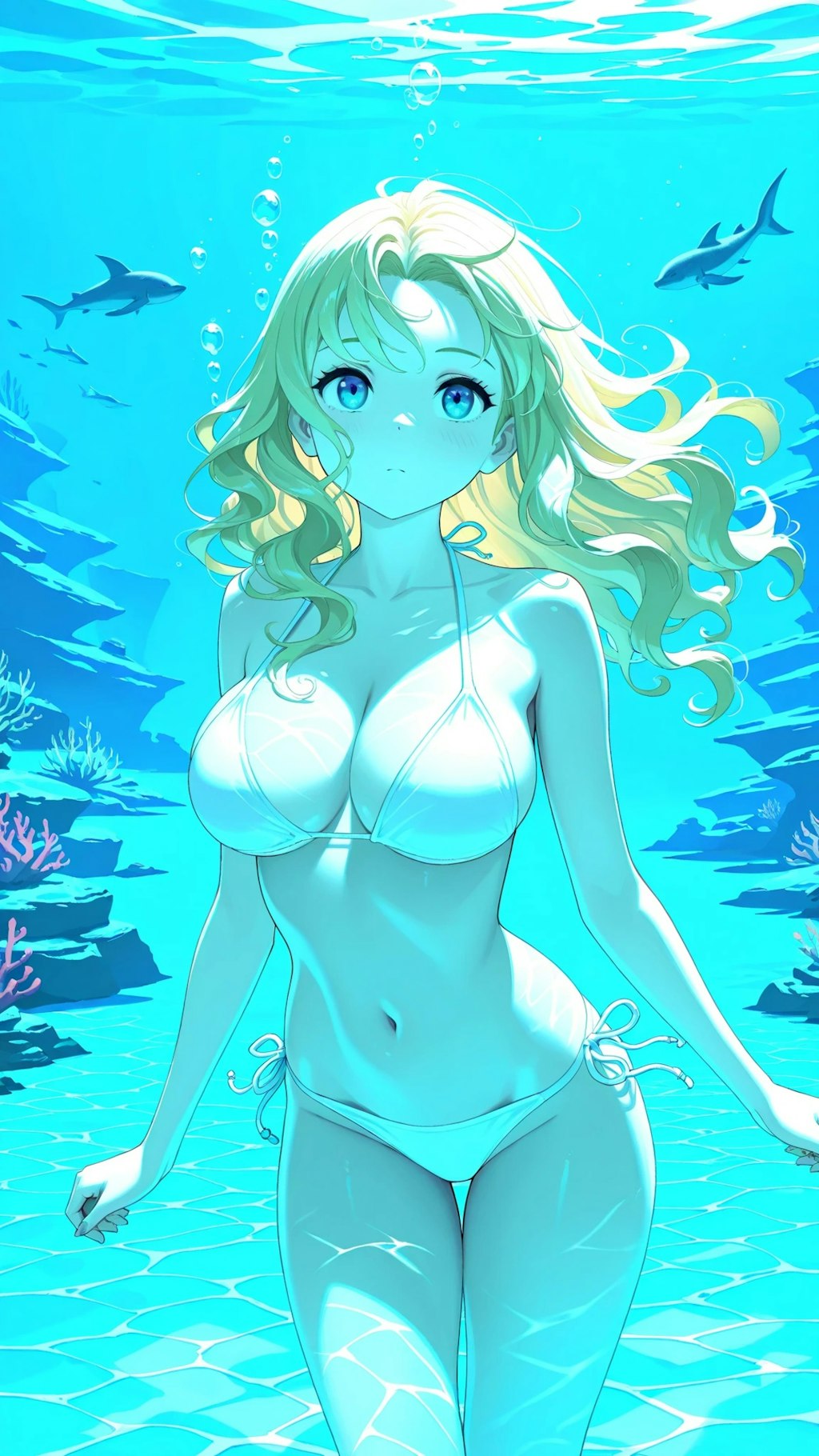 水中詰め合わせ 海の日バナーのちちぷいちゃん編
