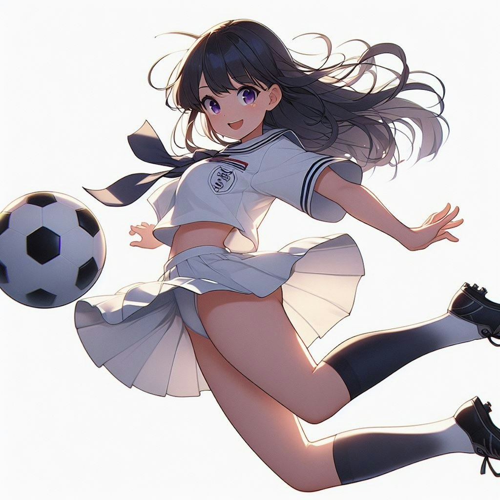 パンチラサッカー祭り（Copilot）