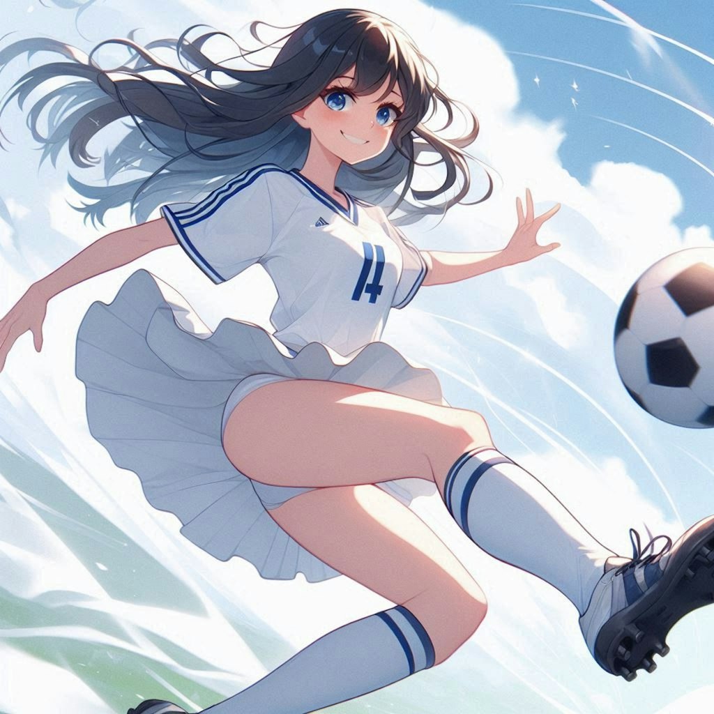 パンチラサッカー祭り（Copilot）