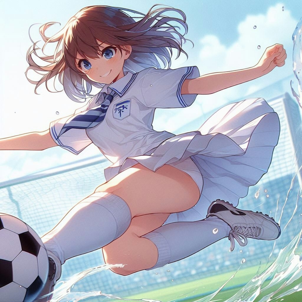 パンチラサッカー祭り（Copilot）