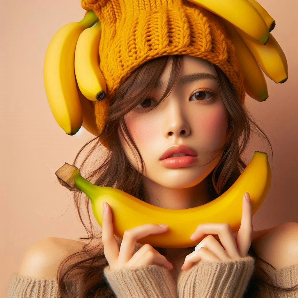 banana knit cap