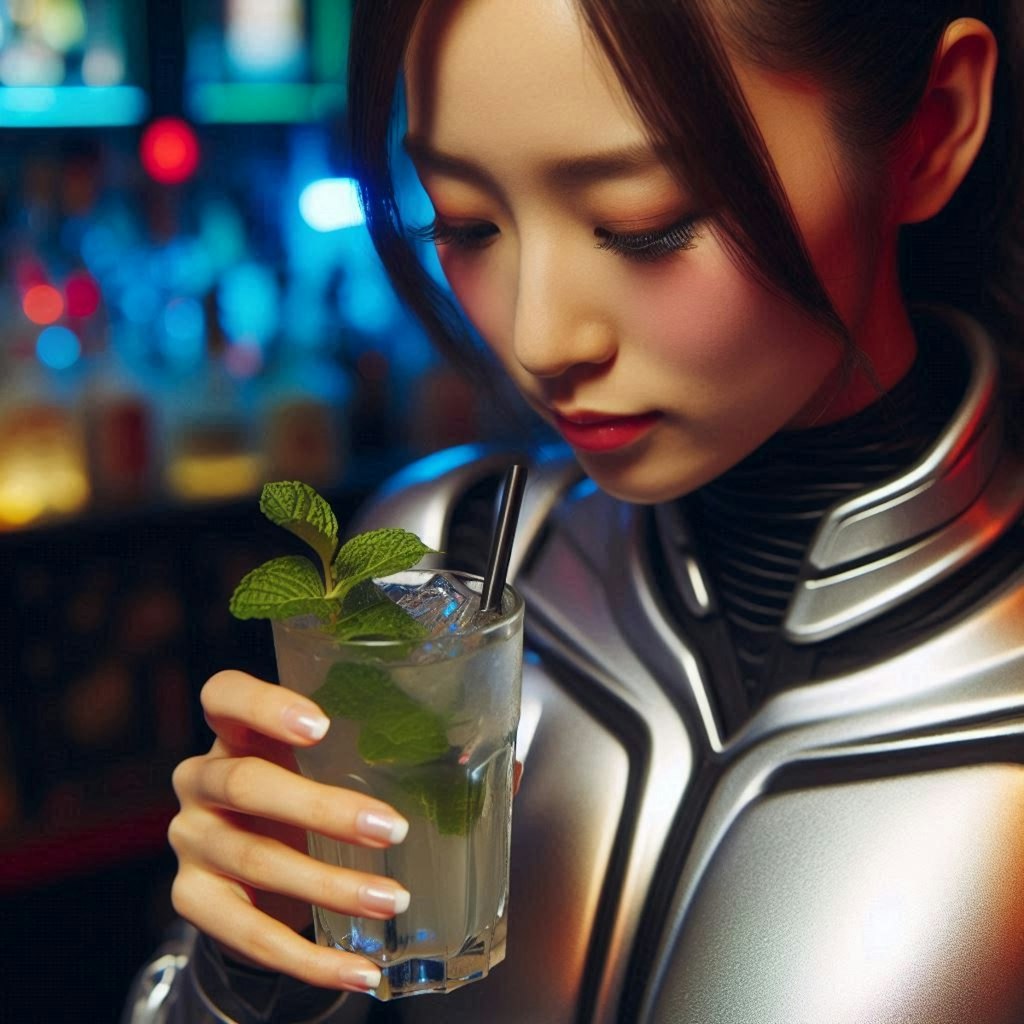 飲む