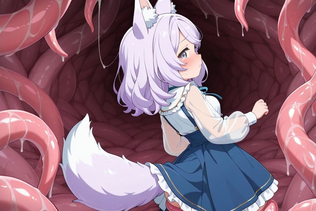 あやめちゃん×触手