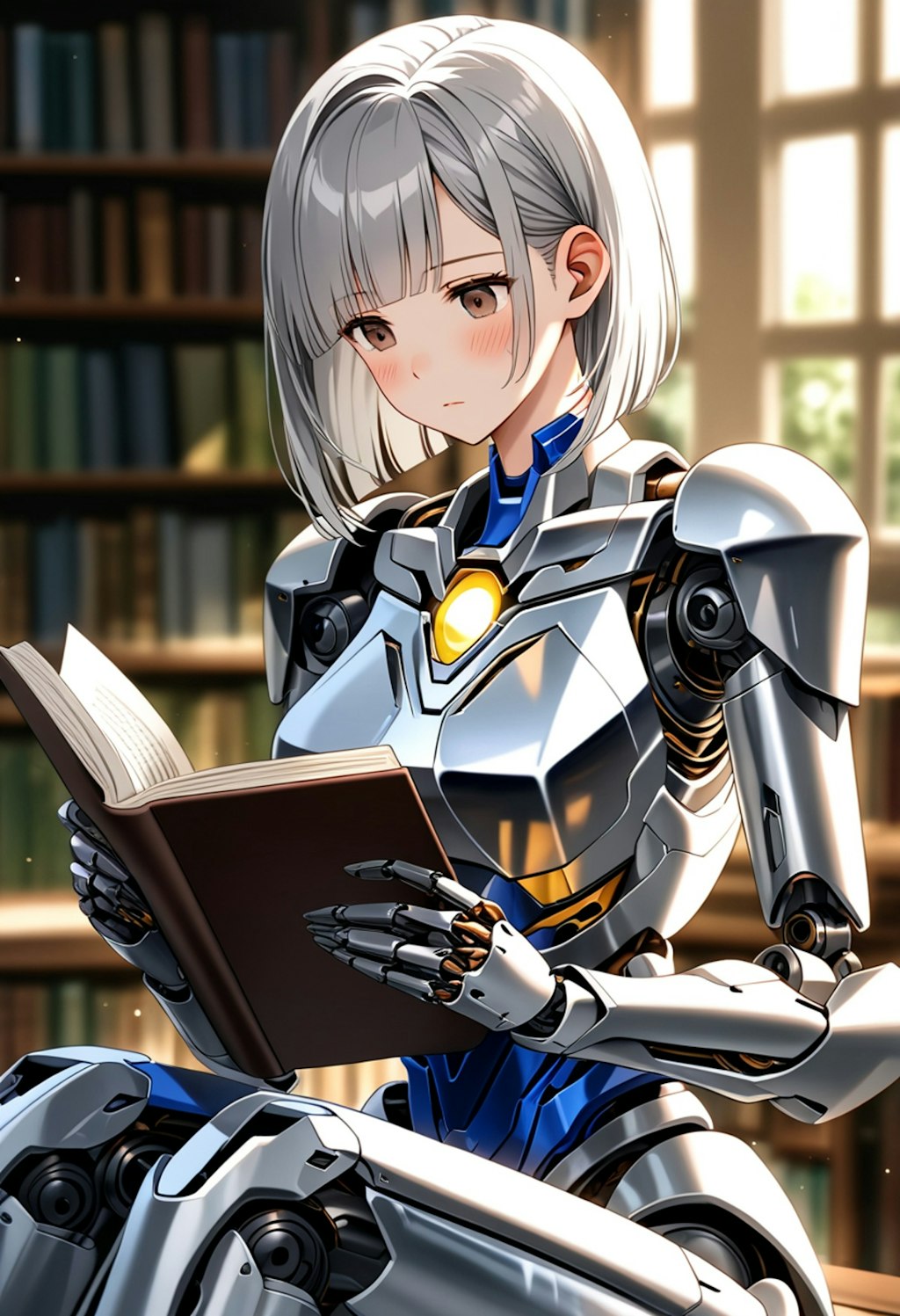 読書するメカ子