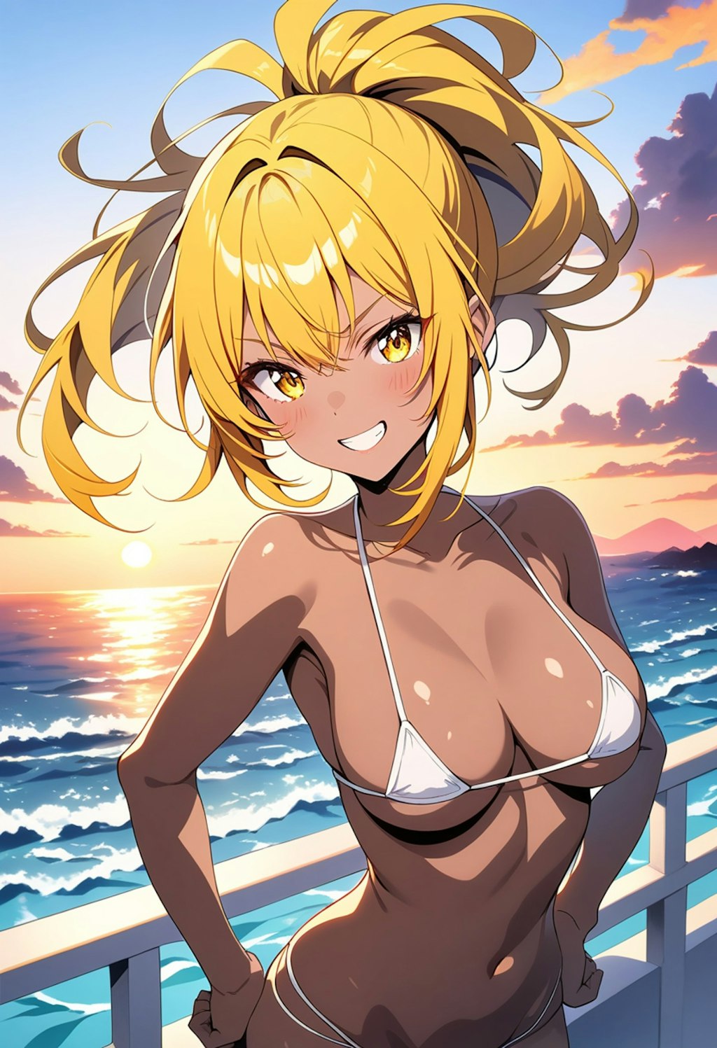 褐色ビキニ