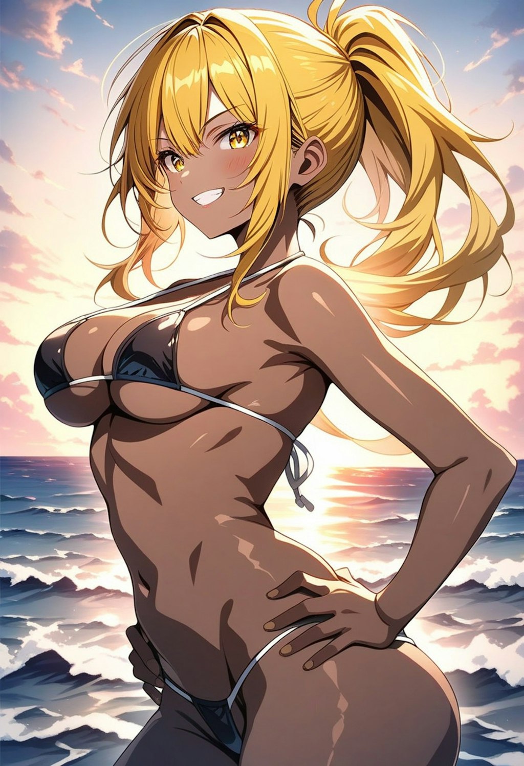 褐色ビキニ