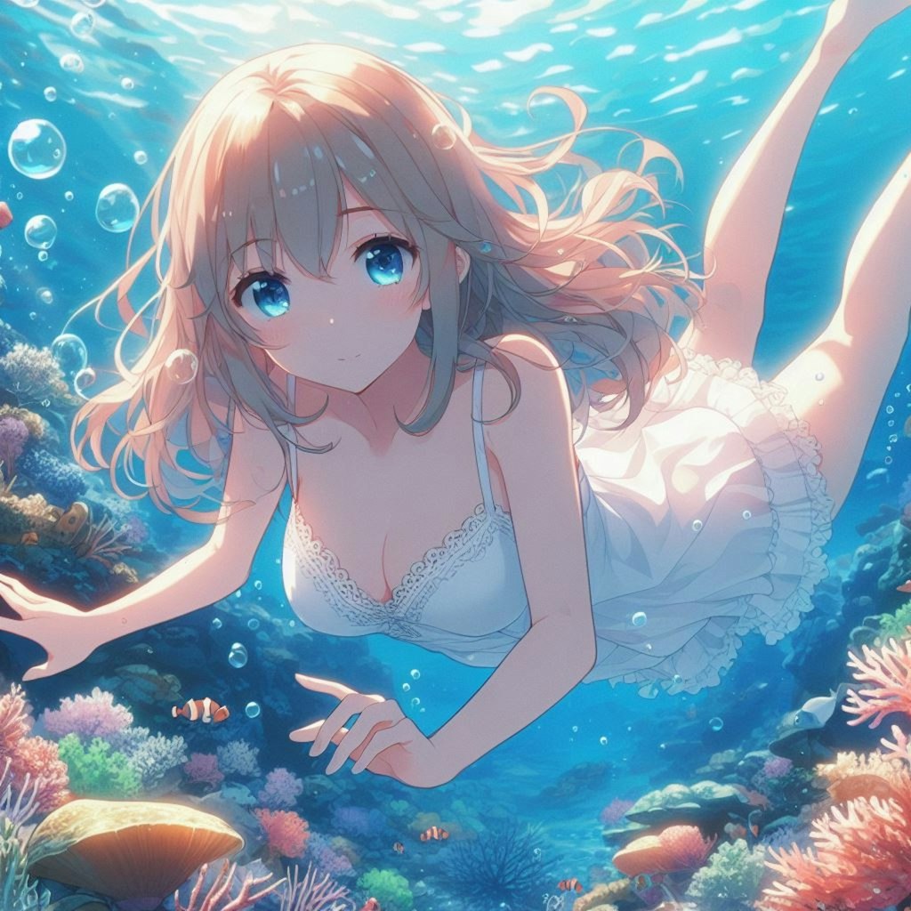 珊瑚の海にたゆたう