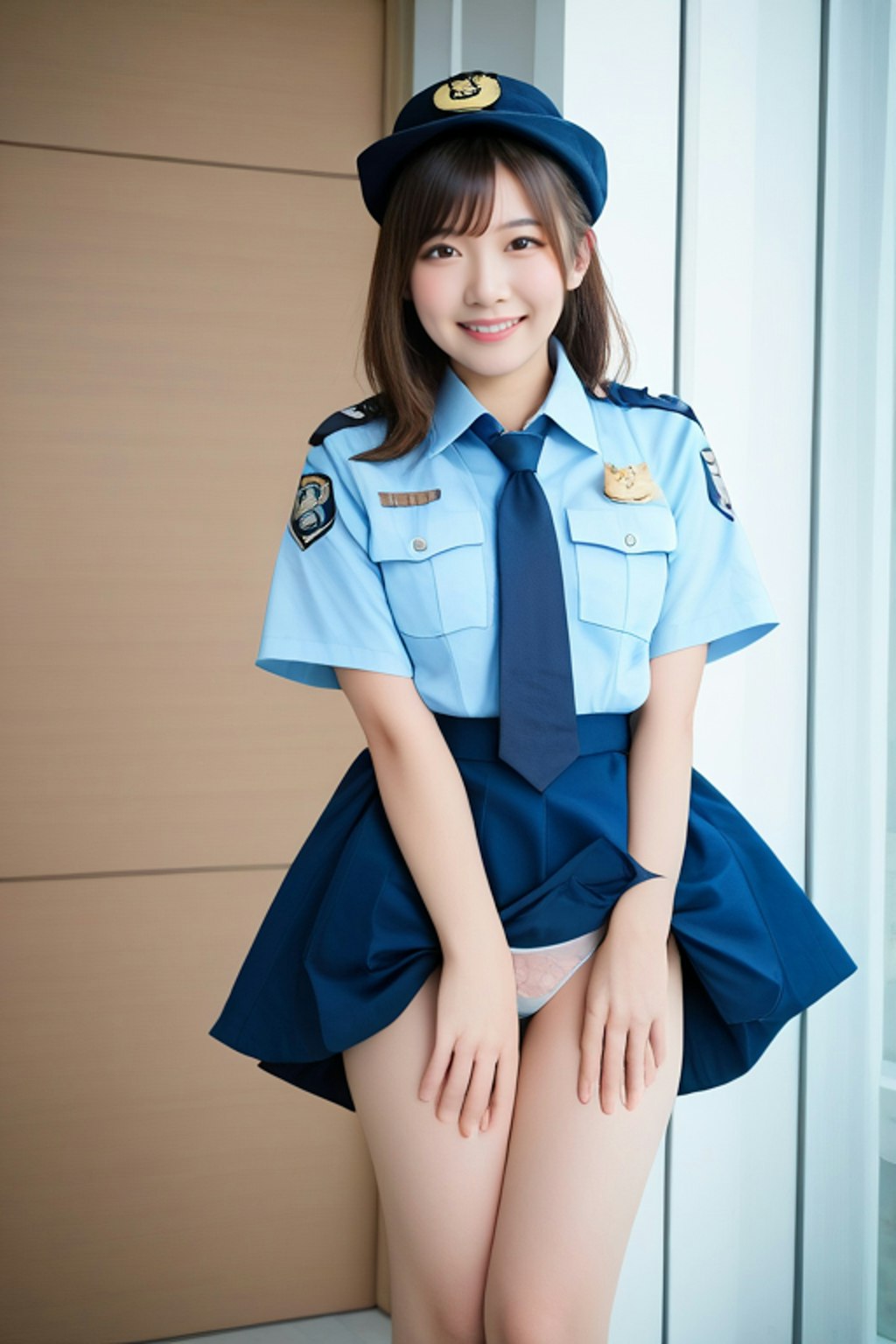 風のいたずら婦警さん