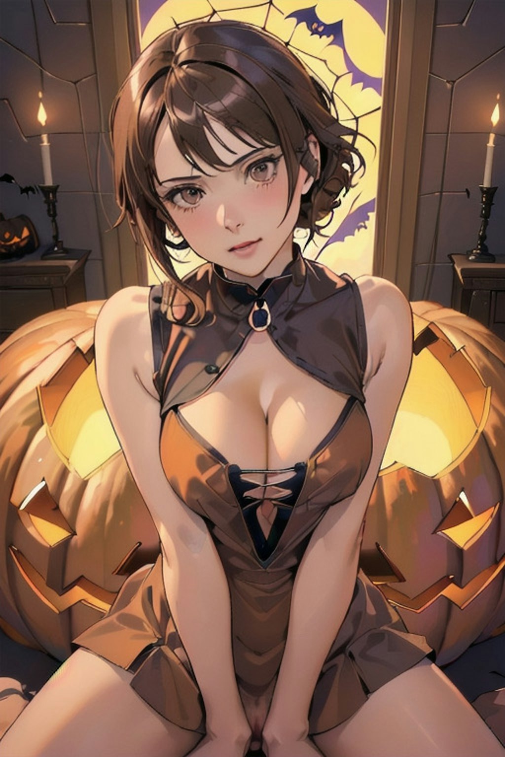 Trick or Treat！はやくぅ…おかし出してっ///