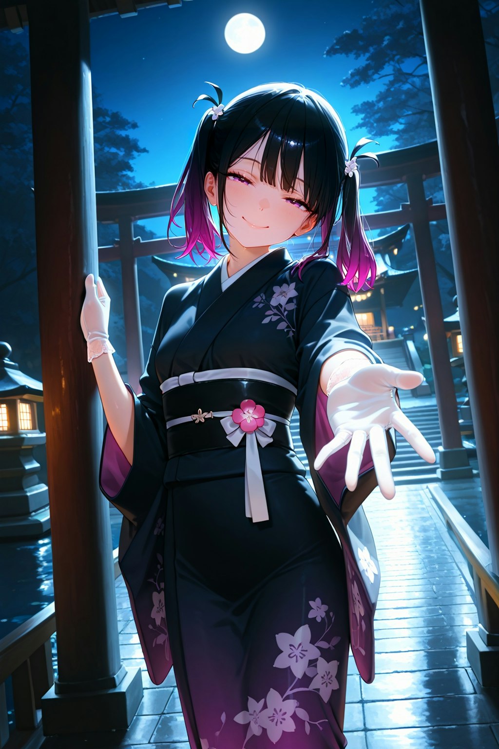 月夜の誘い
