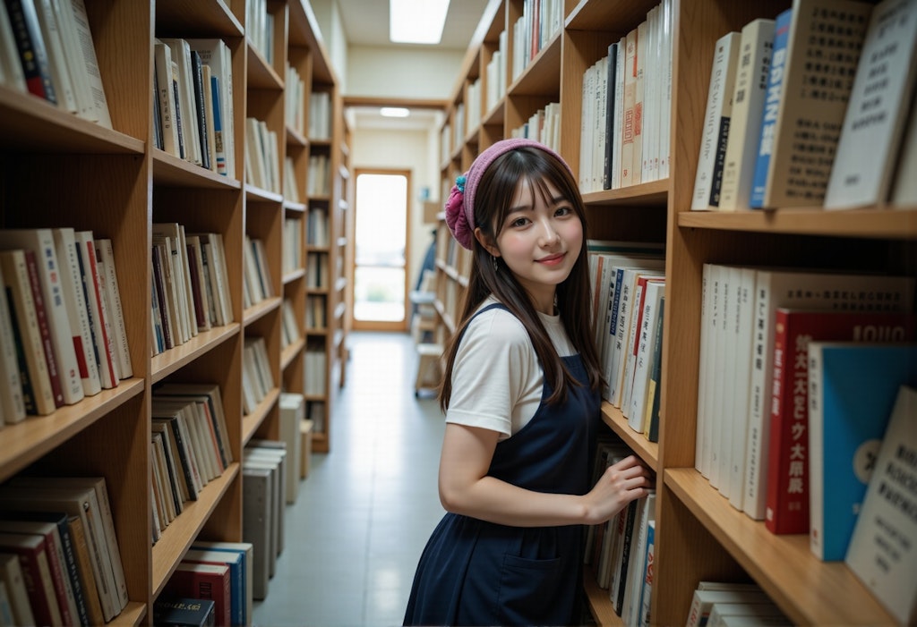 本屋さんの店員 4
