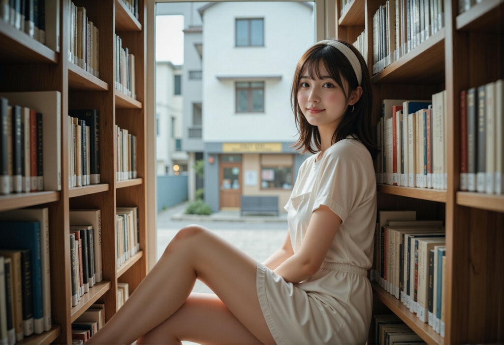 本屋さんの店員 4