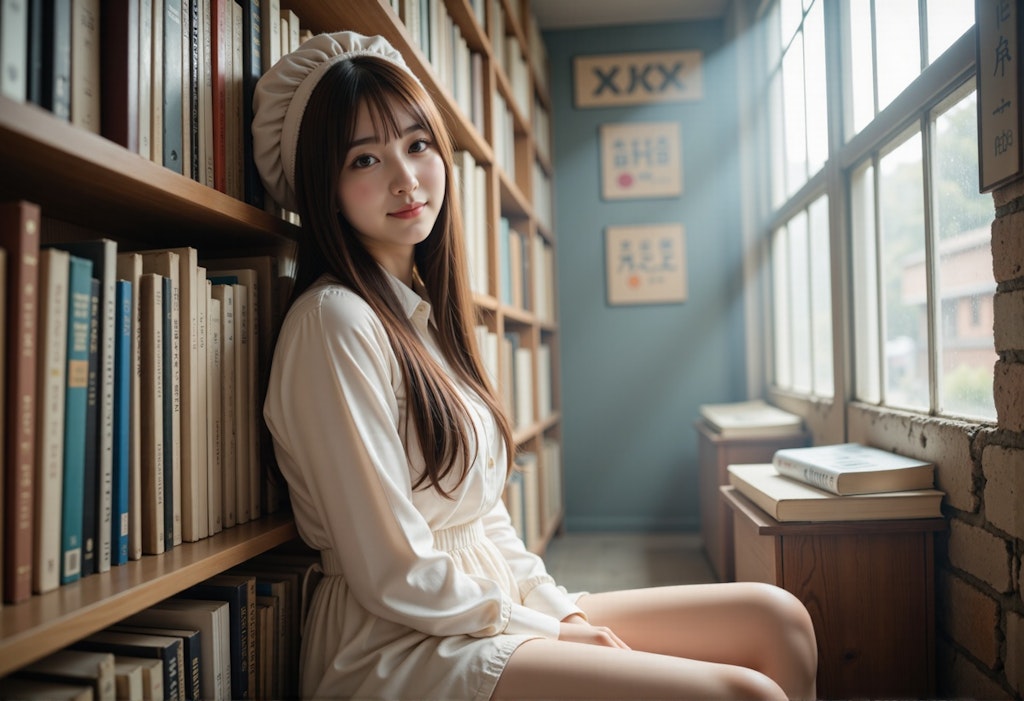 本屋さんの店員 4