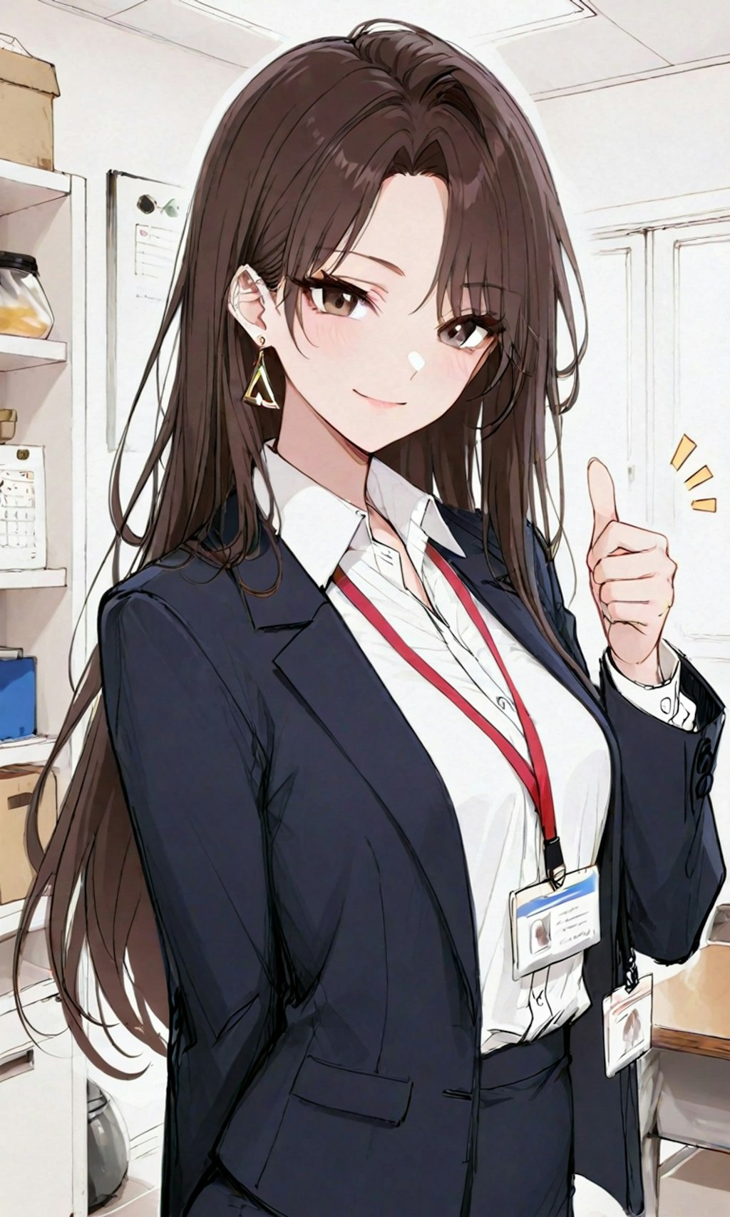 グッジョブしてくれるOLさん
