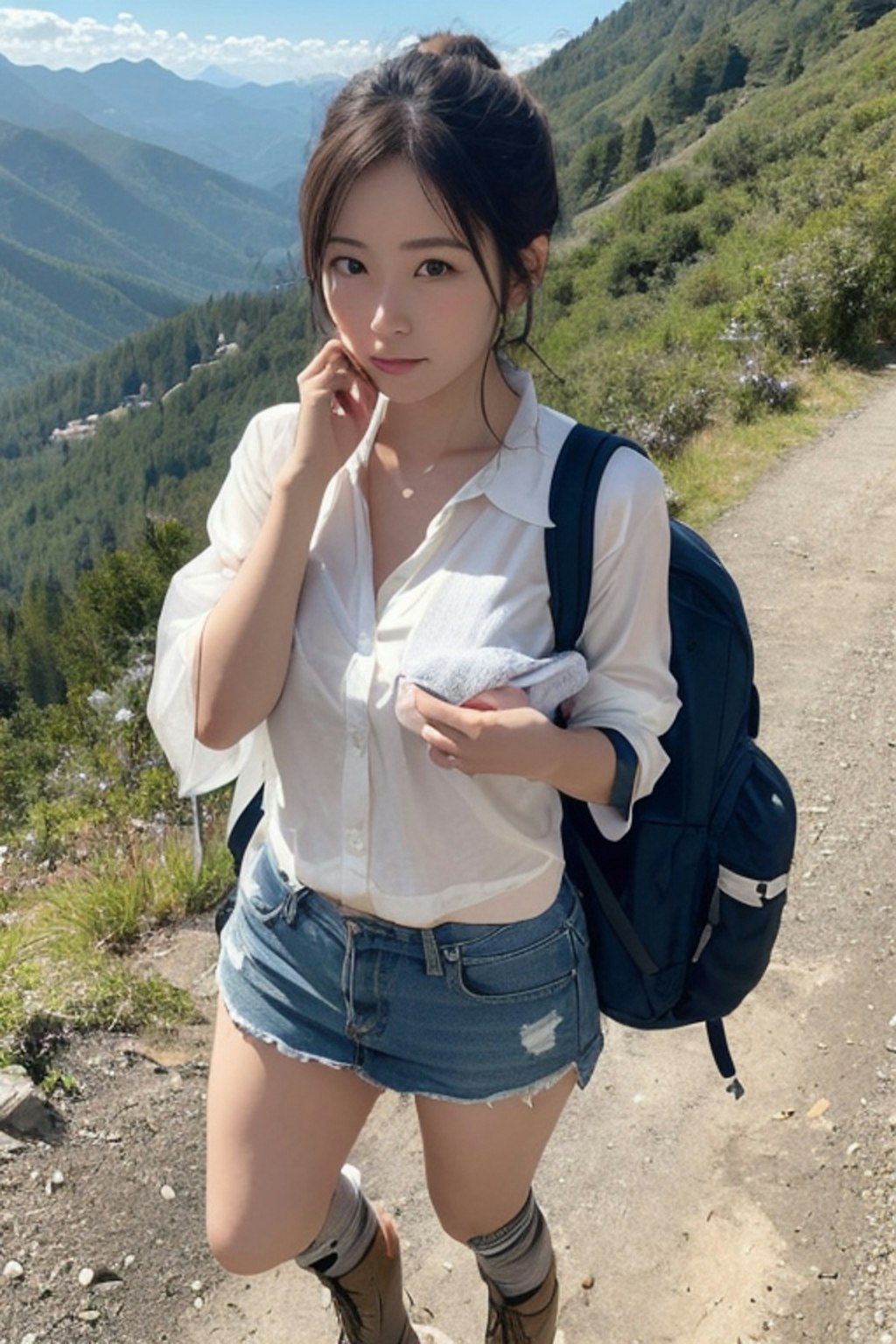 登山と女子高校生と