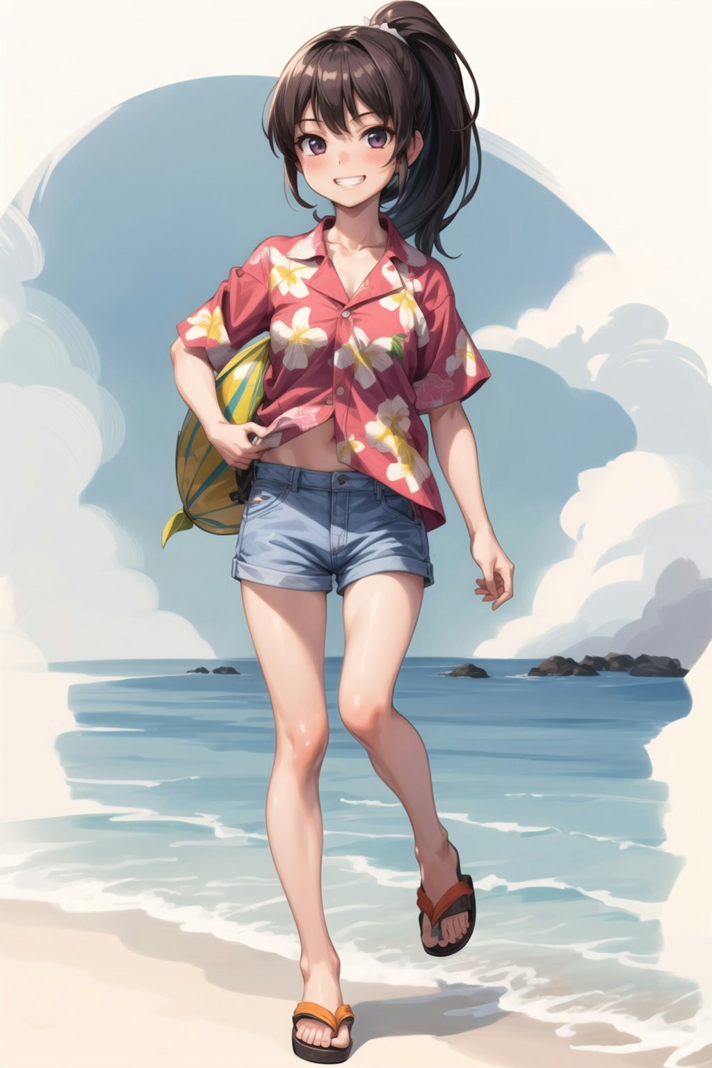 海の女の子