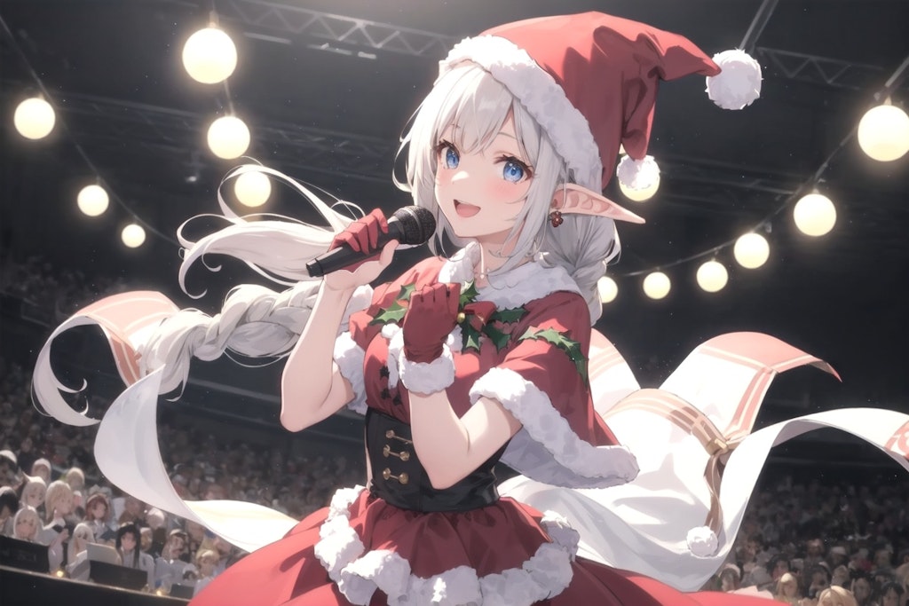 Christmas live performance by idle elf.