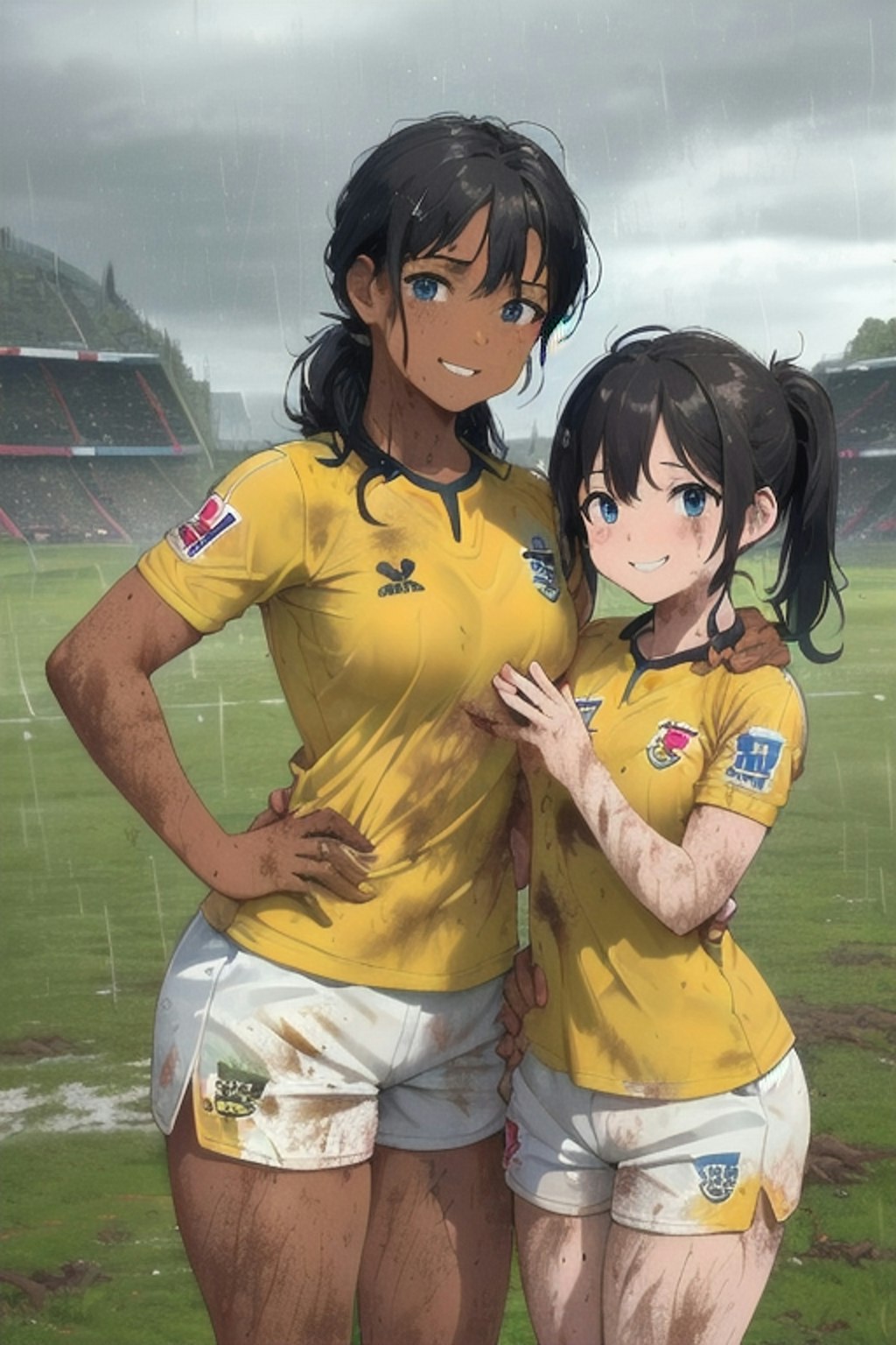 🏉泥まみれの女子ラグビー 57