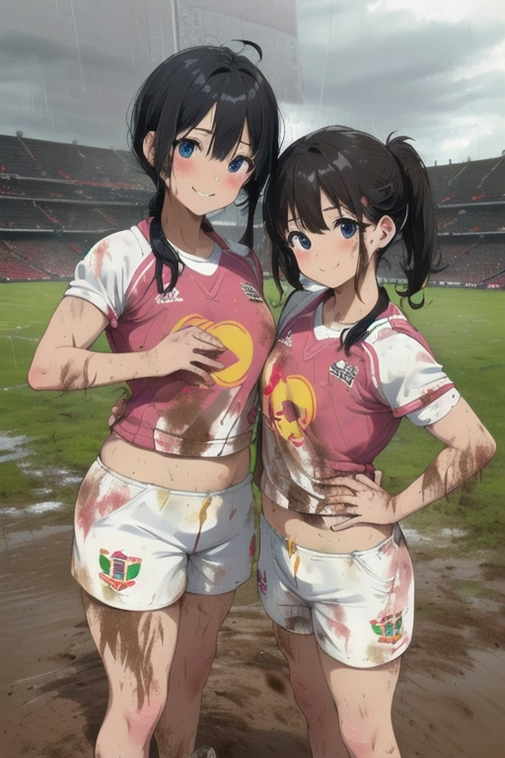 🏉泥まみれの女子ラグビー 57