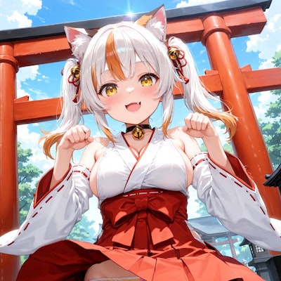 進化した招き猫耳ちゃん