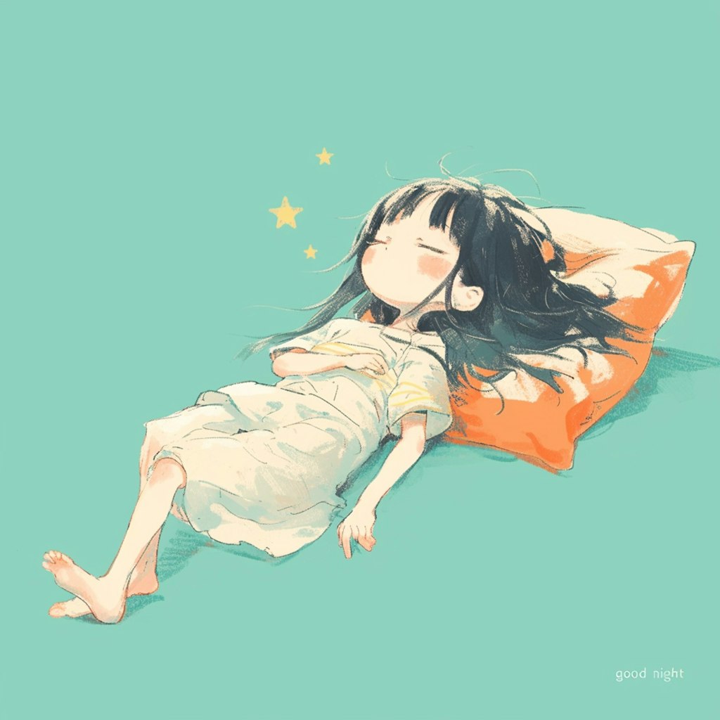 sleeping girl