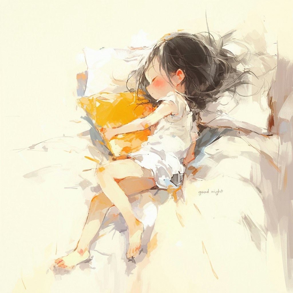 sleeping girl