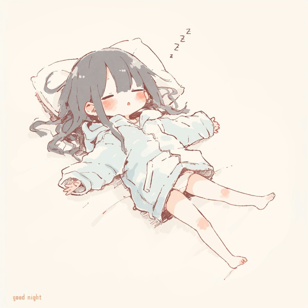 sleeping girl