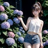Hydrangea Flower Girl