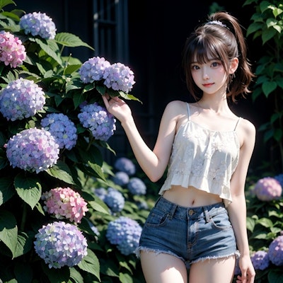 Hydrangea Flower Girl
