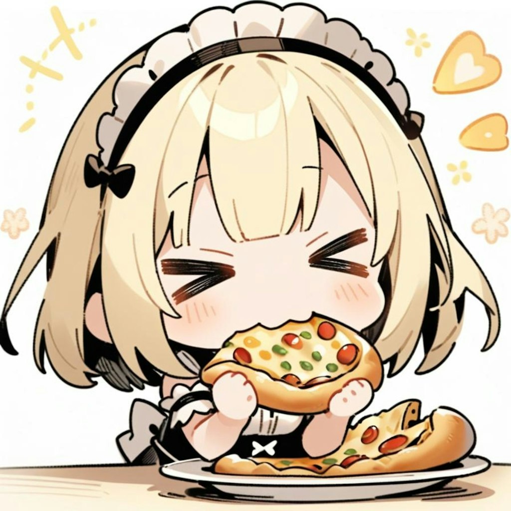 🍕20語 オブ おピッツァメイドちゃん🍕