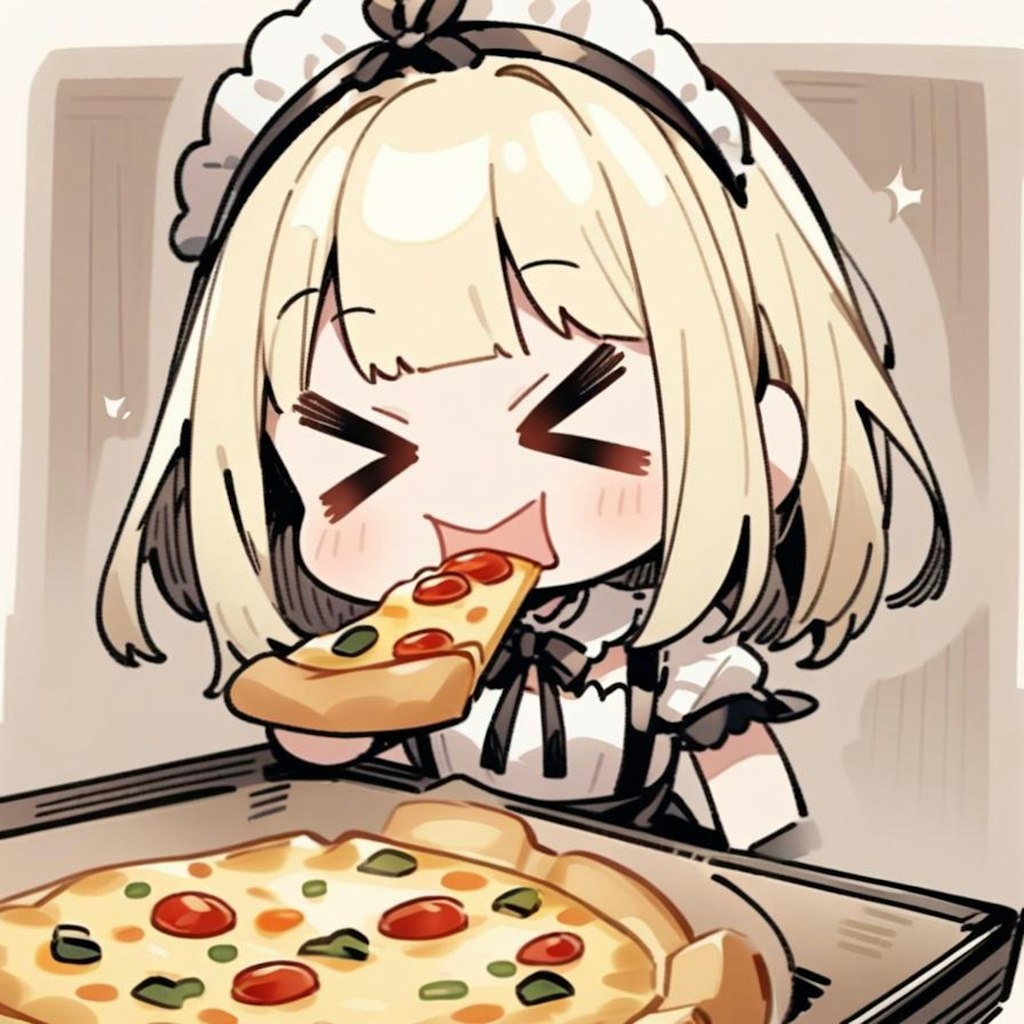 🍕20語 オブ おピッツァメイドちゃん🍕