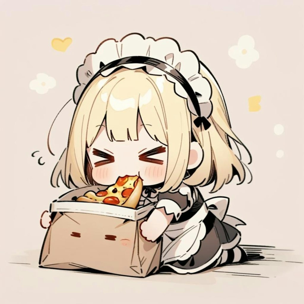 🍕20語 オブ おピッツァメイドちゃん🍕