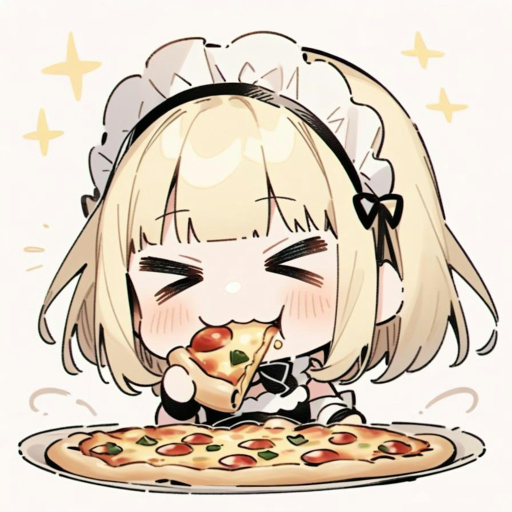 🍕20語 オブ おピッツァメイドちゃん🍕