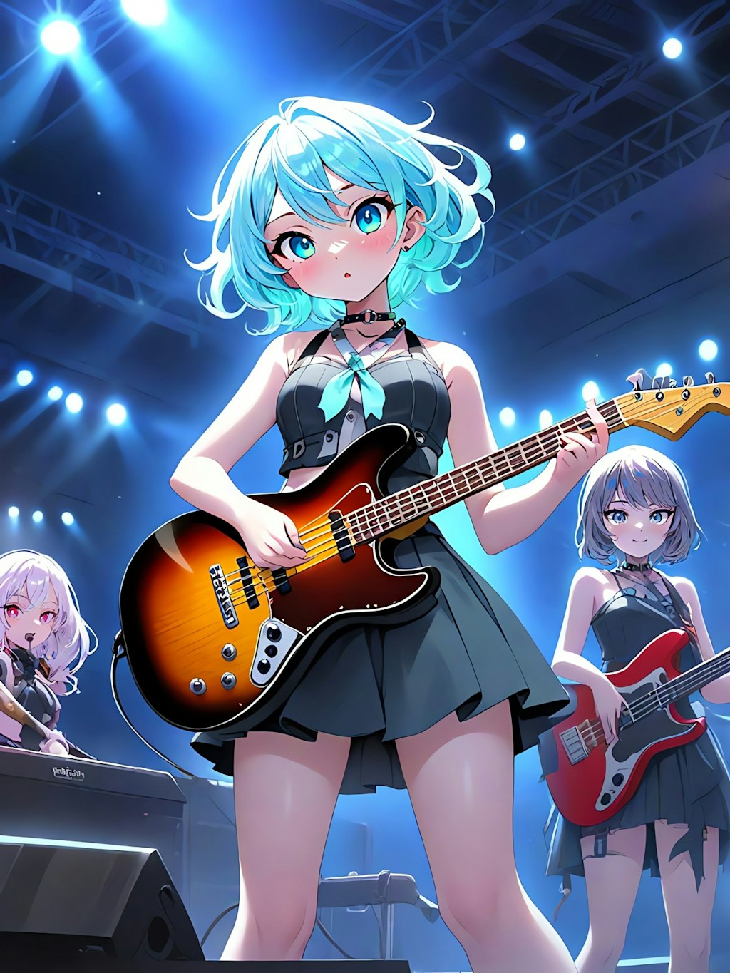 女子高生ガールズバンド🎸