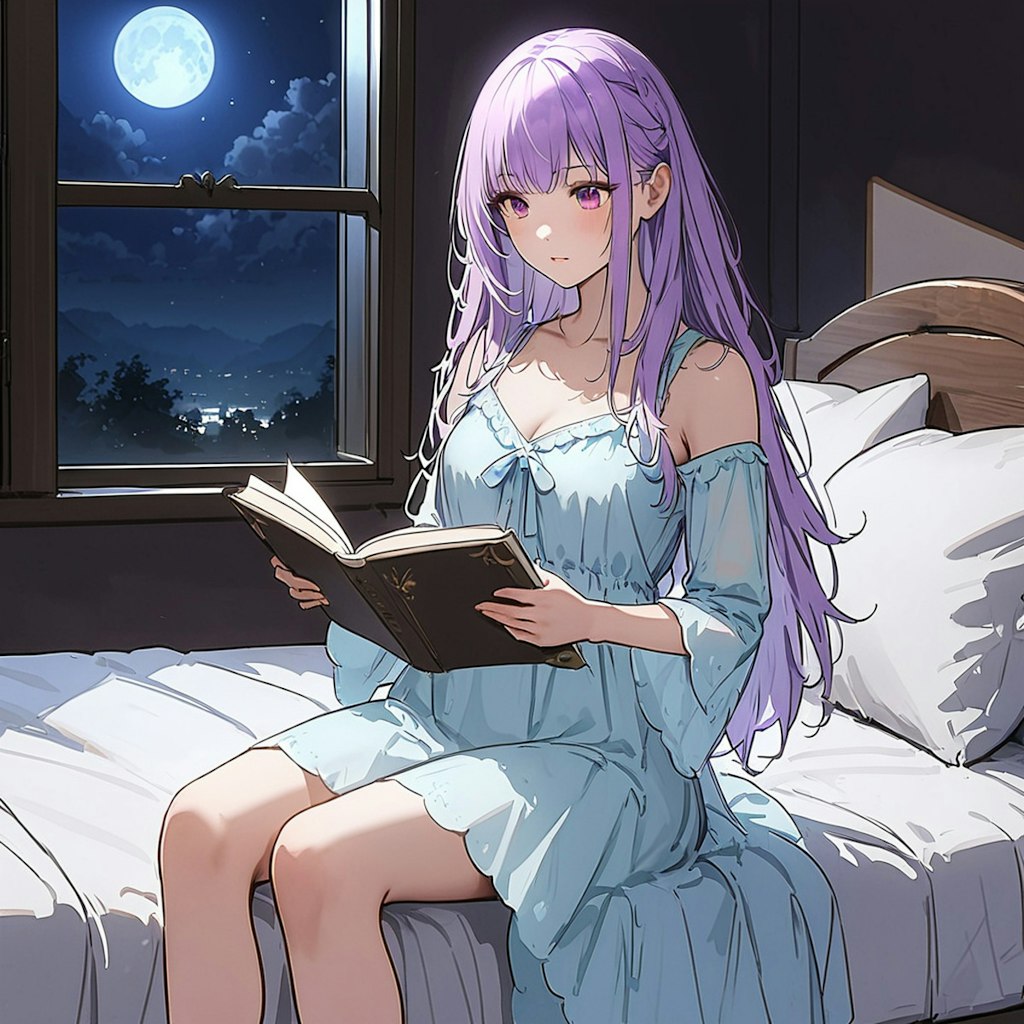 読書する少女