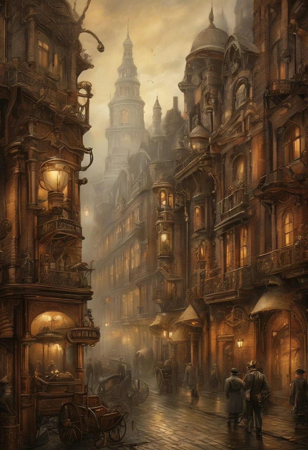 蒸気の街